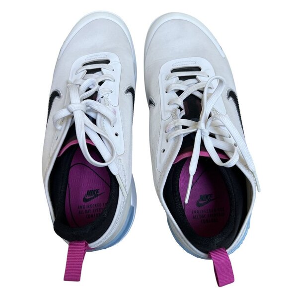 Nike Amixa Womens 9 White Sporty Sneakers Running Training Shoes CD5403-102 - Picture 6 of 11